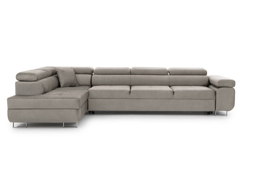 Corner Sofa-Bed Left Annabelle Maxi Vena 7, beige