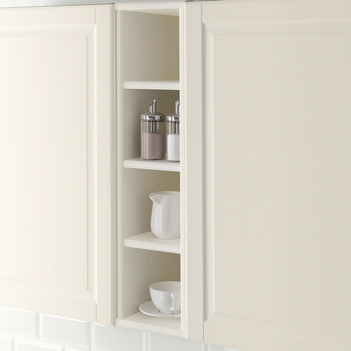 TORNVIKEN Open cabinet, off-white, 20 x 37 x 80 cm