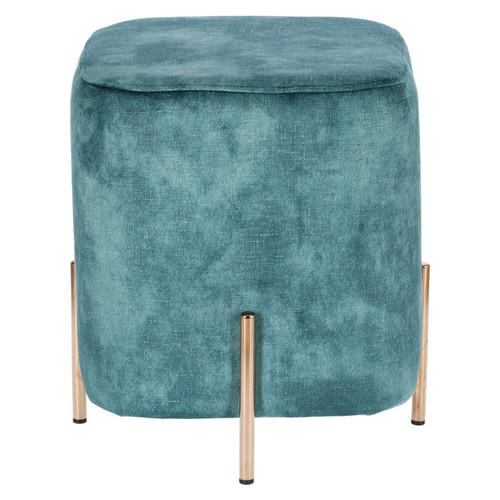 Pouffe Izbit Velvet, blue