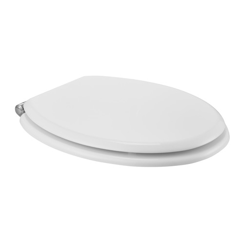 GoodHome Soft-close Toilet Seat Pilica MDF, white