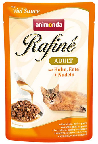 Animonda Rafiné Adult Cat Food Chicken, Duck & Pasta 100g