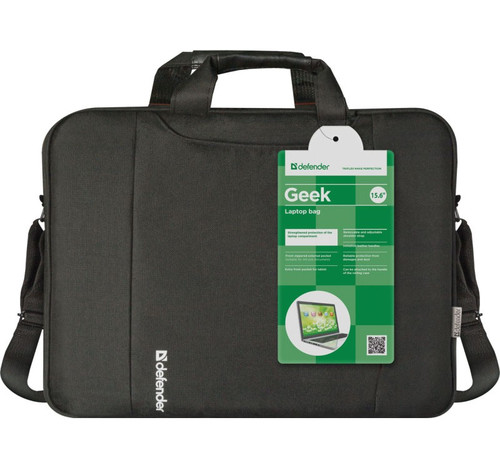 Defender Laptop Bag 15.6" Geek, black