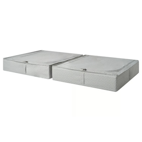 LENAST Bed storage box, light grey, 57x60 cm