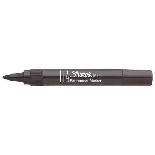 Sharpie Permanent Marker 12pcs, round, black