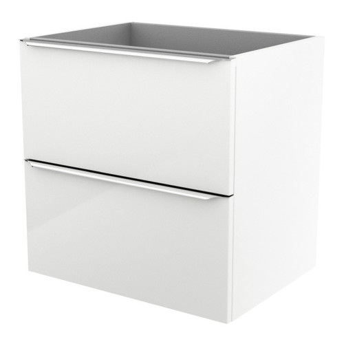 Wall-mounted Basin Cabinet GoodHome Imandra 60cm, white