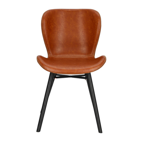 Chair Batilda Retro, brandy/black