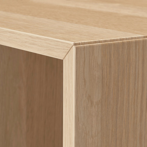 EKET Cabinet, white stained oak effect, 35x25x35 cm