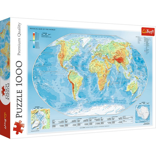 Trefl Jigsaw Puzzle World Map 1000pcs 12+