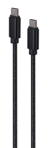 Gembird Cable USB C male - male USB C cotton braided 1.8m, black