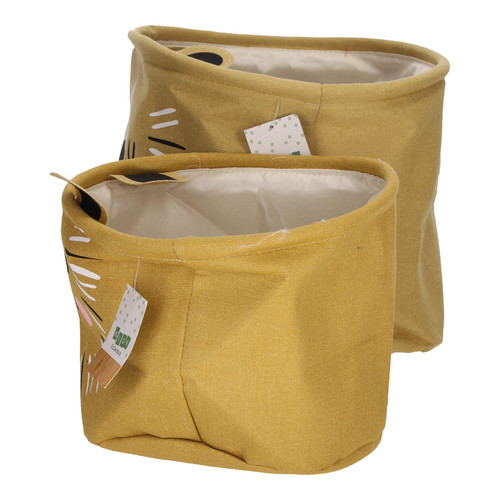 Storage Basket Set 2pcs, Lion