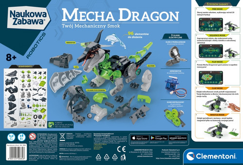 Clementoni Science & Games Robotics Mecha Dragon 8+