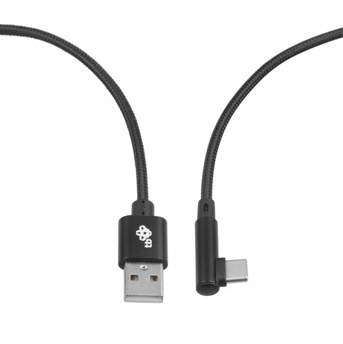 TB Cable USB - USB-C, angle, 1.5m, black