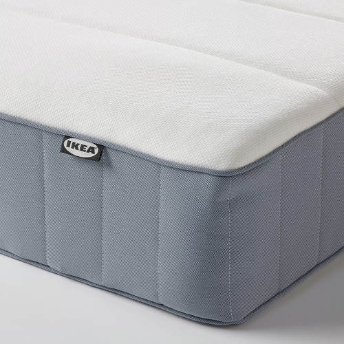 MALM Bed frame with mattress, white/Vesteröy medium firm, 120x200 cm