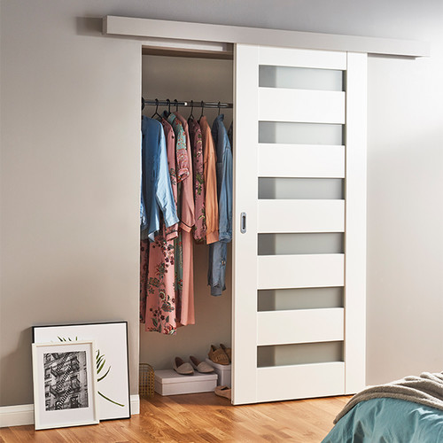 Sliding Internal Door Trame 80, white