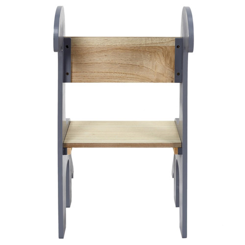 Children's Chair Dino, grey/natural