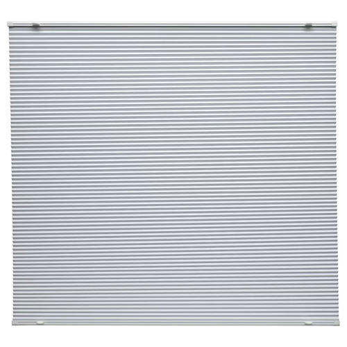 HORNVALLMO Block-out pleated blind, white/top-down bottom-up, 60x130 cm