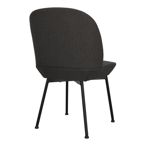 Upholstered Chair Cloe, dark grey