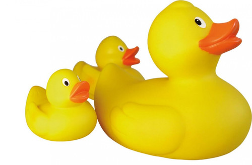 Bath Toy Yellow Rubber Ducks 6m+