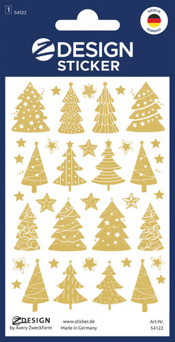 Christmas Stickers Set Chrismtas Tree