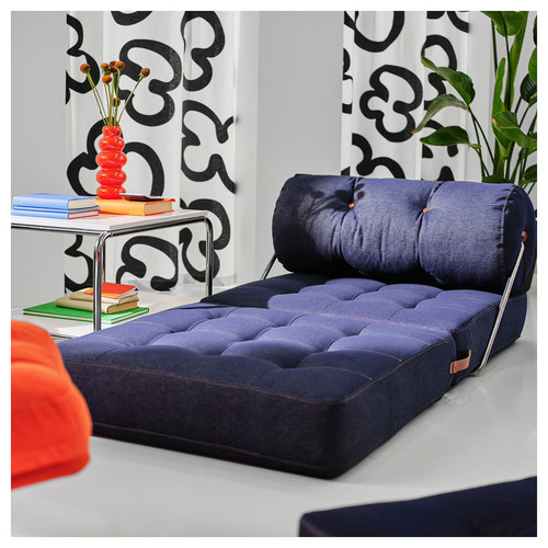 VÅRKUMLA Chair-bed, Vansta blue