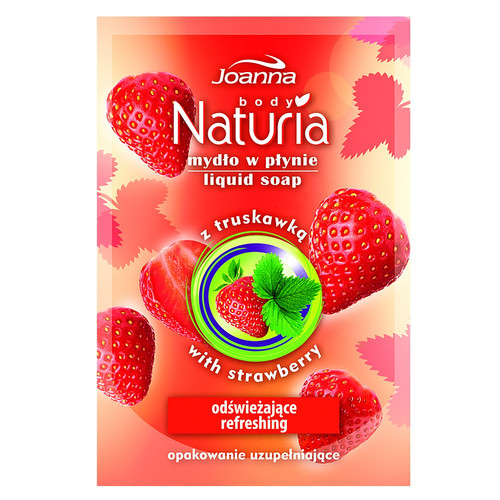 Joanna Naturia Body Liquid Soap Strawberry Refil 300ml