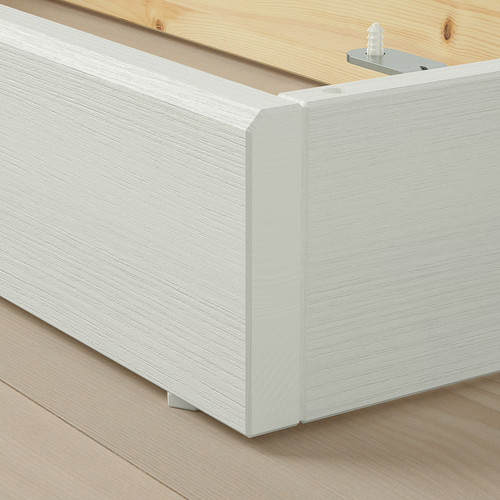 HAVSTA Plinth, white, 121x37x12 cm