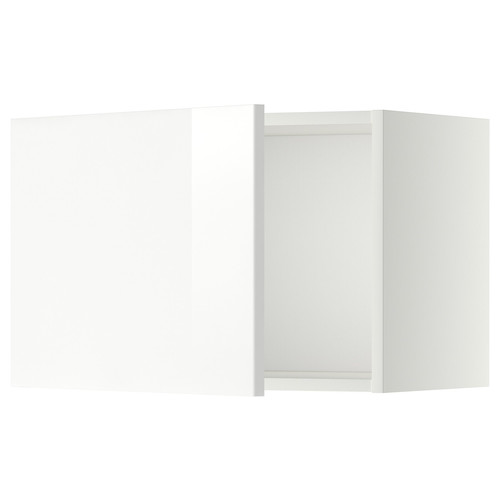 METOD Wall cabinet, white/Ringhult white, 60x40 cm