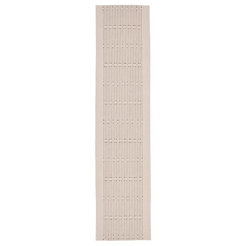 VÅRARV Table-runner, dark grey/natural, 35x150 cm