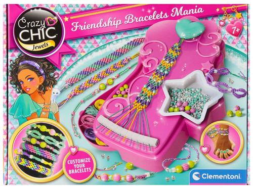 Clementoni Crazy Chic Bracelet Studio Friendship Bracelet Mania 7+