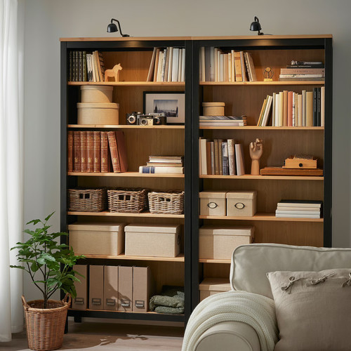 TVÄRDRAG Cabinet lighting, black