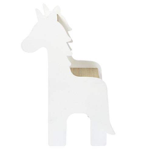 Children's Chair Unicorn, white/natural