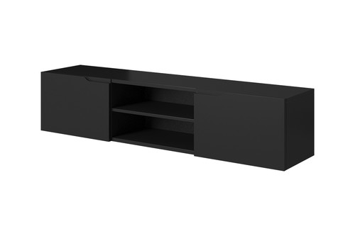 Wall-Mounted Cabinet Loftia Mini, black/matt black