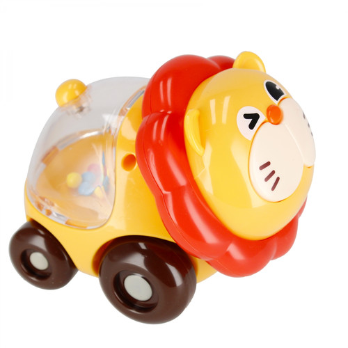 Bam Bam Cartoon Slide Car with Rattle Lion 6m+