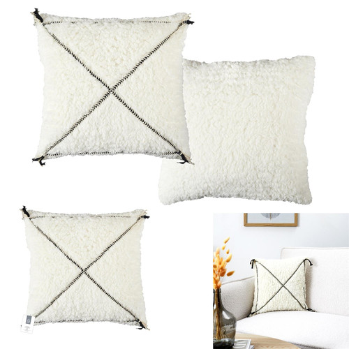 Sherpa Fleece Decorative Cushion