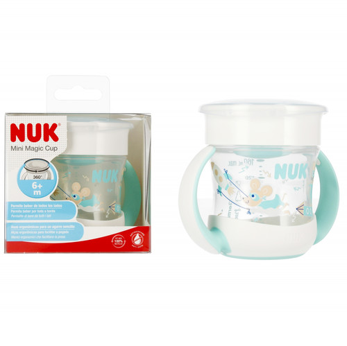 NUK Mini Magic Cup 160ml 6m+, turquoise