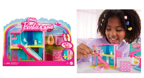Barbie Mini Barbieland Doll House Playset HYF46 3+
