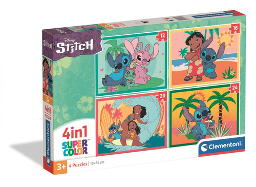Clementoni Children's Puzzle Stictch 4in1 3+