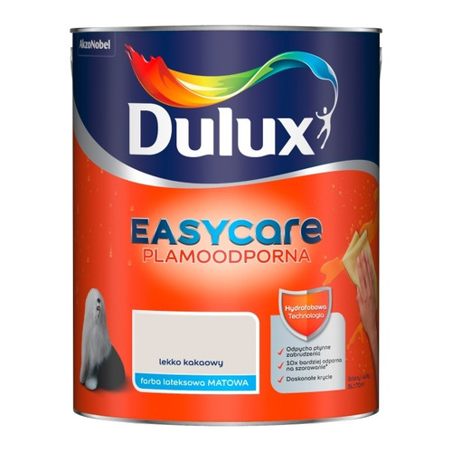 Dulux EasyCare Matt Latex Stain-resistant Paint 5l slightly cocoa