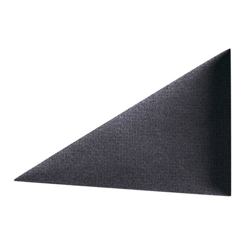 Upholstered Wall Panel Triangle Stegu Mollis 15x30cm 2pcs R, black