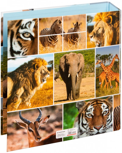 Lever Arch File A4 7cm, wild animals