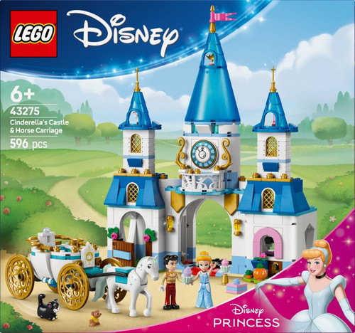 LEGO Disney Cinderellas Castle & Horse Carriage 6+