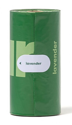 Earth Rated Eco Poop Bags 8x15pcs, lavender