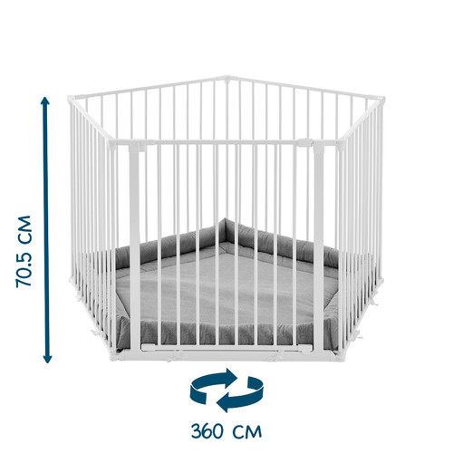Baby Dan Playpen Park-A-Kid, white