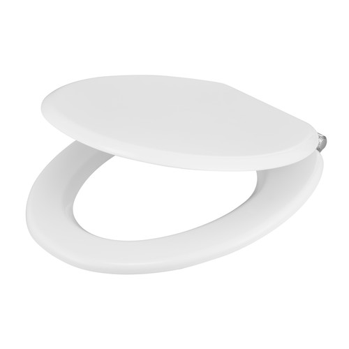 GoodHome Soft-close Toilet Seat Pilica MDF, white