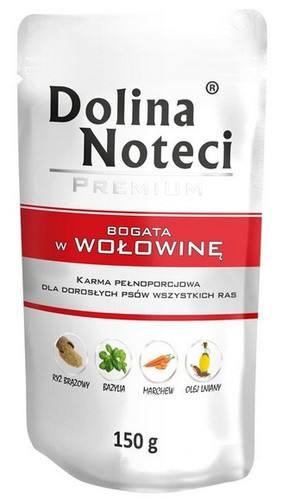 Dolina Noteci Premium Dog Wet Food with Beef 150g