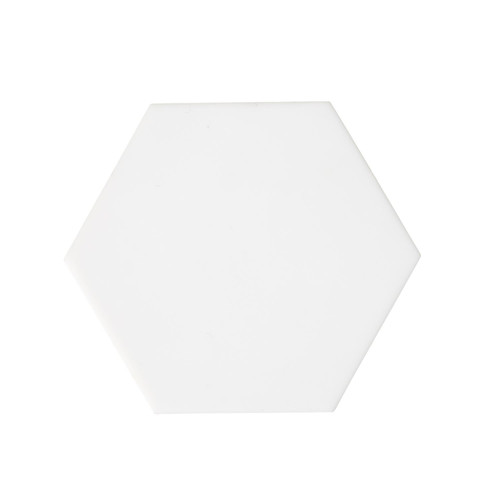 Set of 2 Wall Lamps Hexagonal 8.5x7.5cm, battery-powered