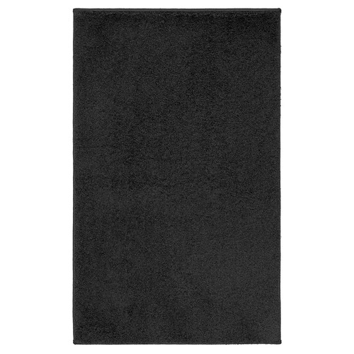 BACKMÅRA Bath mat, black, 50x80 cm