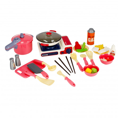Play House Kitchen Playset with 28 Accessories 3+