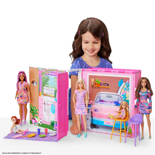 Barbie Getaway House, Doll House Playset HRJ76 3+