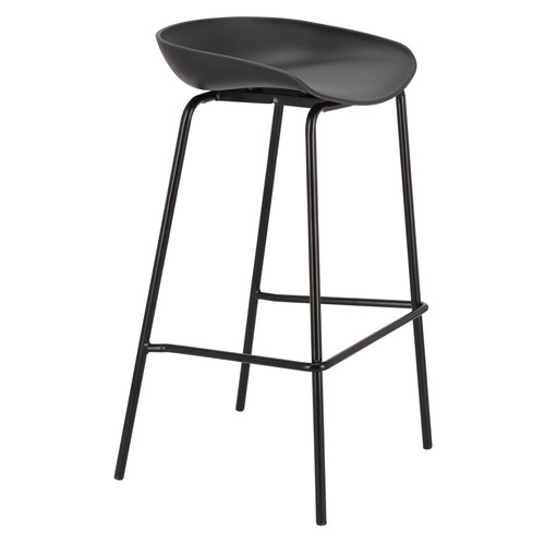 Bar Stool Grego 75cm, black